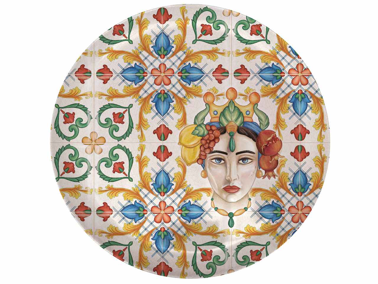 L.caltagirone vassoio 32,5cm me-1645-2162