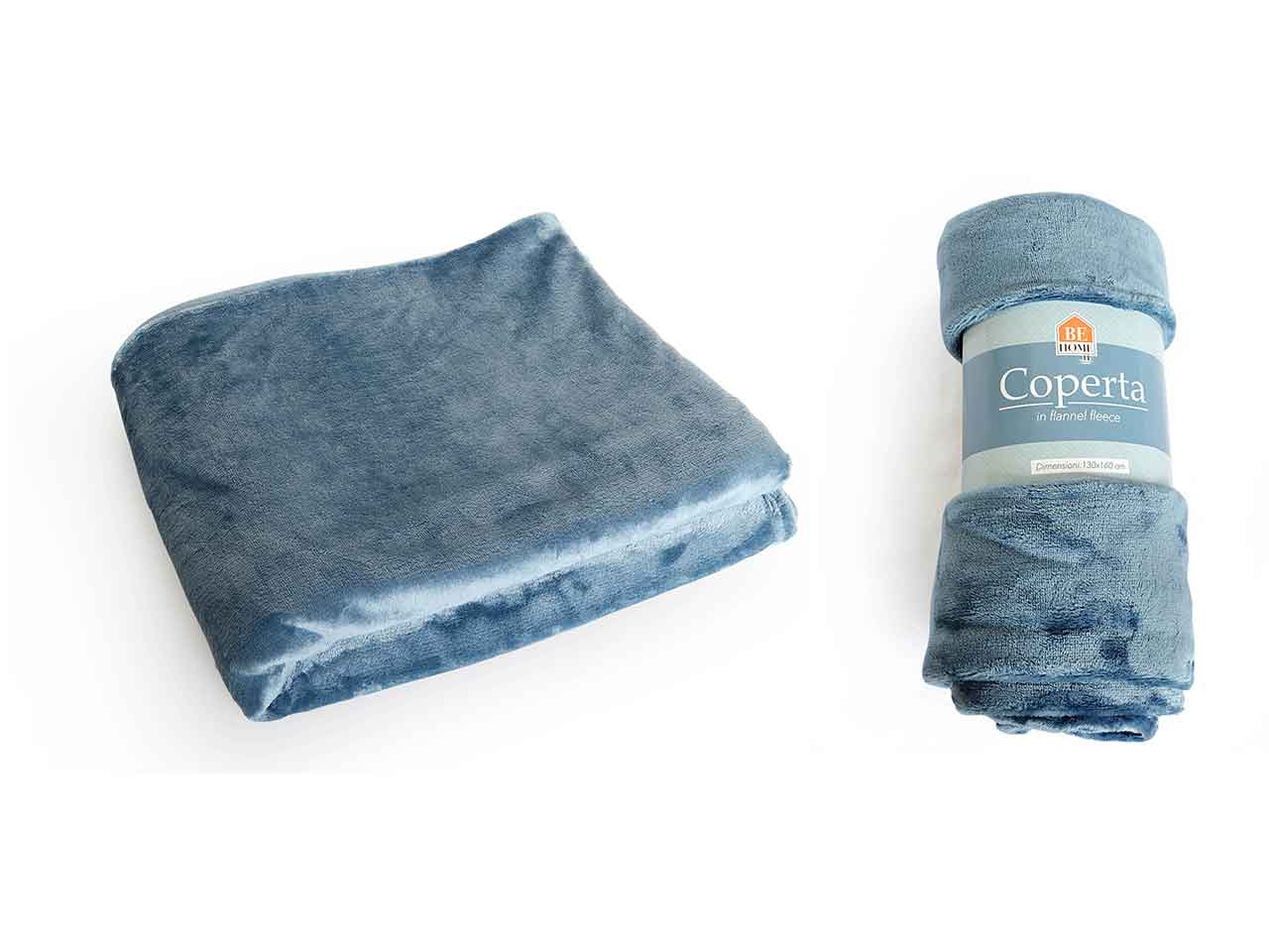 Coperta in flannel fleece 160x160cm 0923