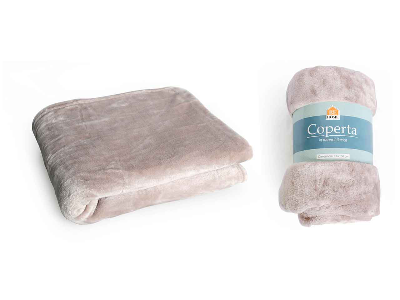 Coperta in flannel fleece 160x160cm 0923