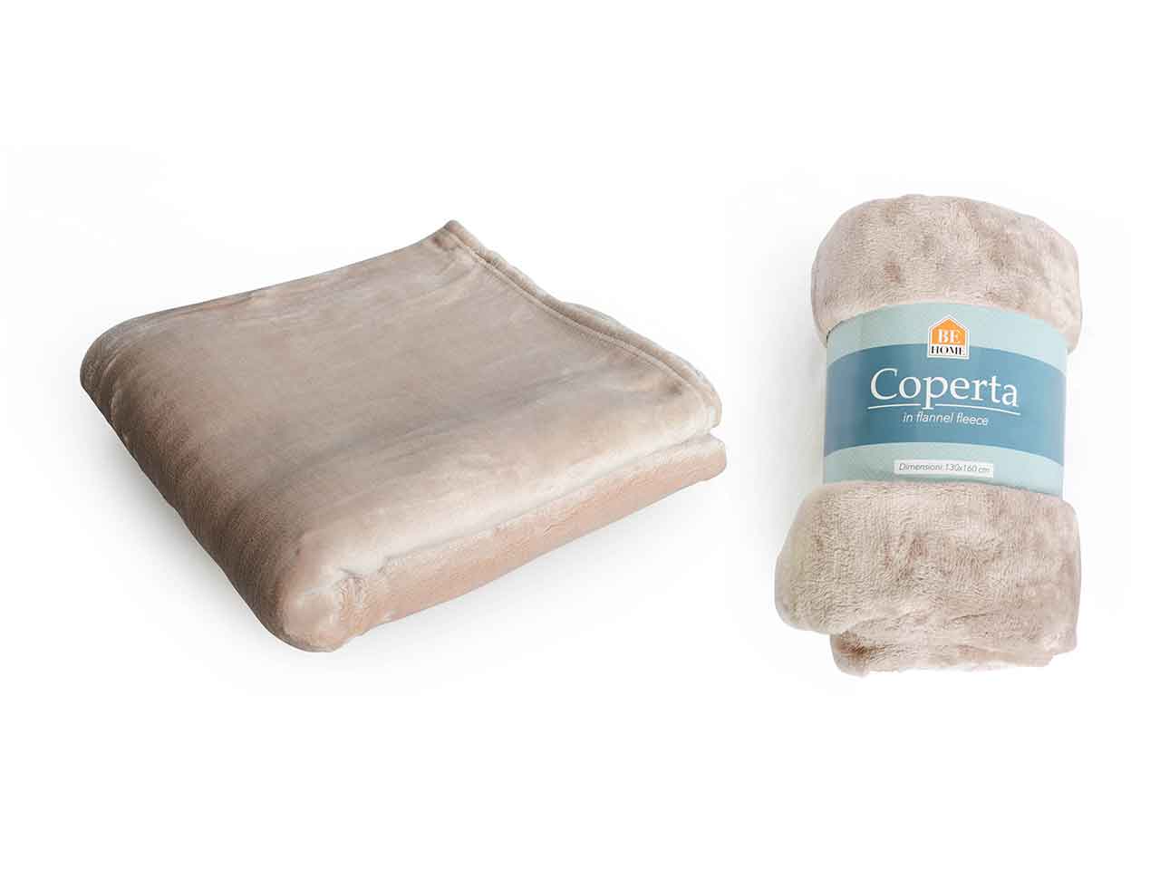 Coperta in flannel fleece 160x160cm 0923