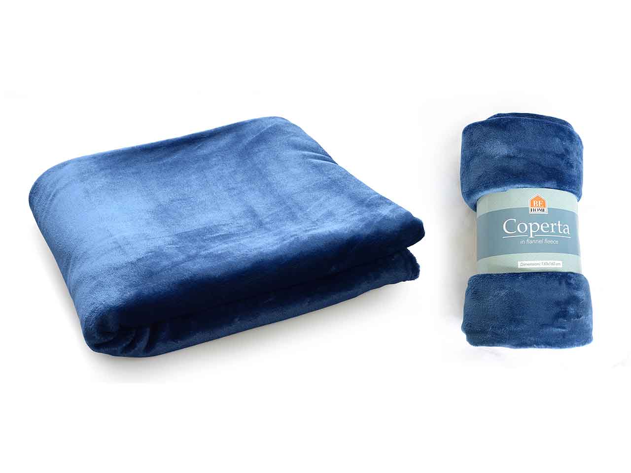 Coperta in flannel fleece 160x160cm 0923