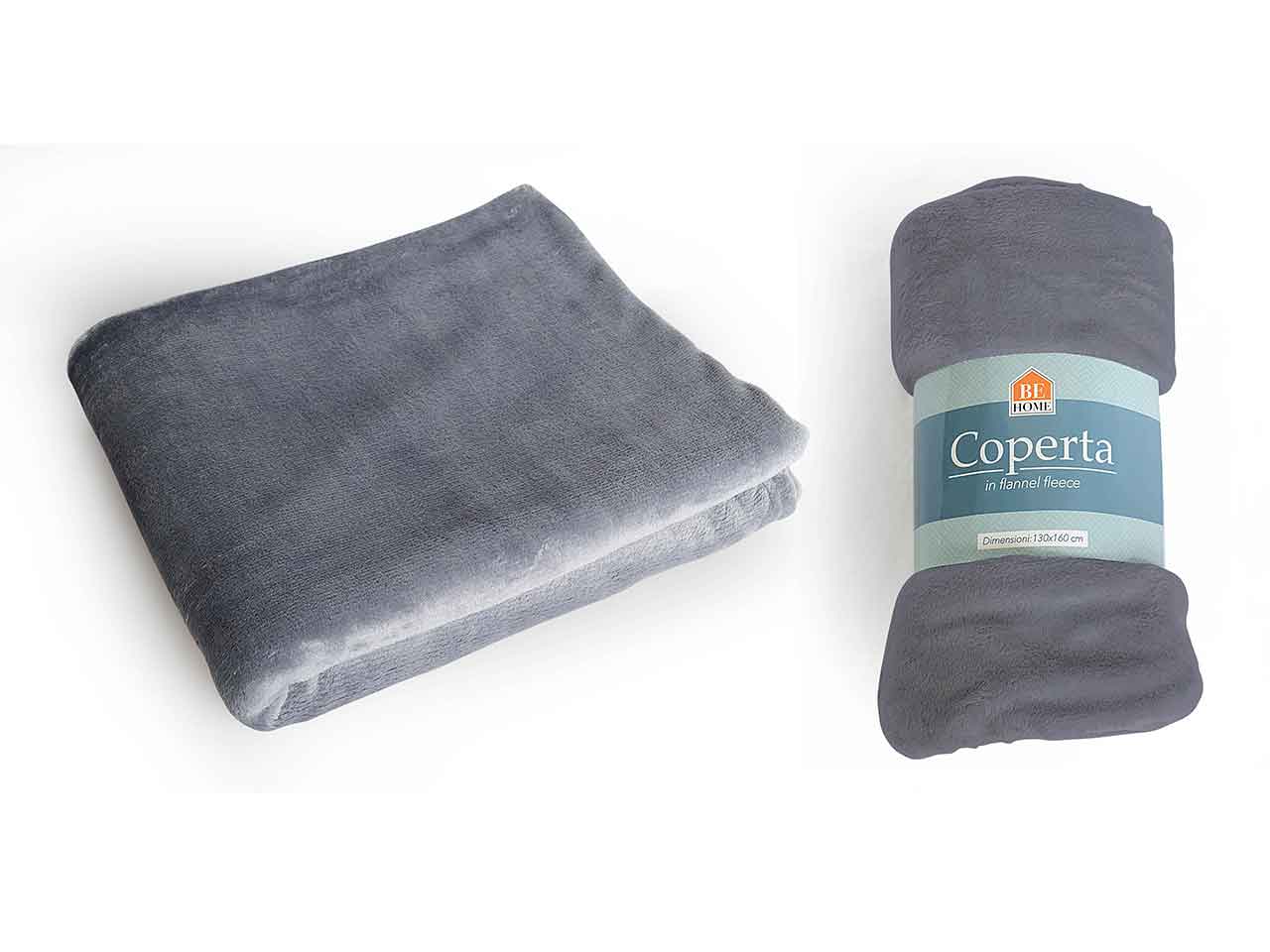 Coperta in flannel fleece 160x160cm 0923