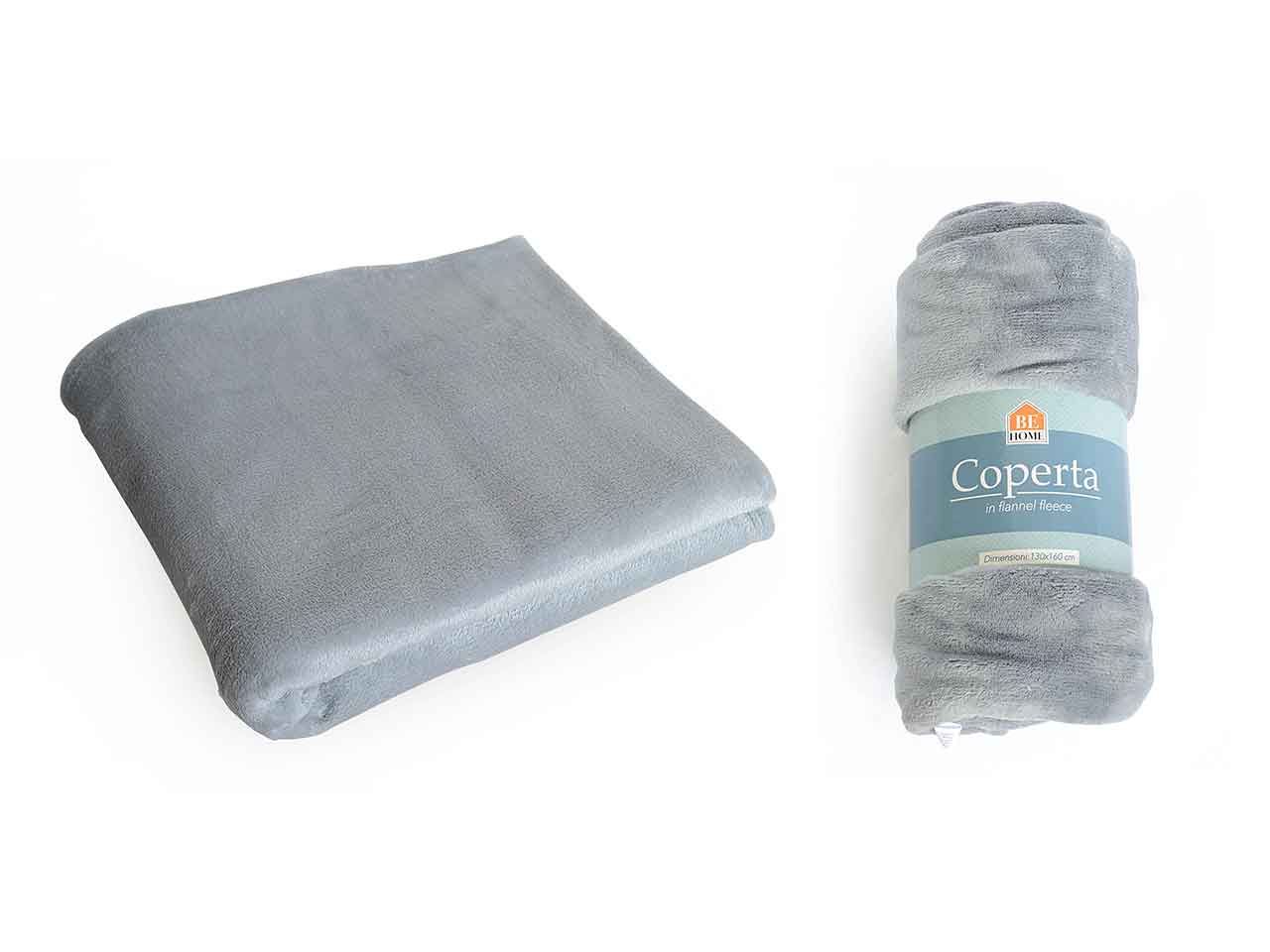 Coperta in flannel fleece 160x160cm 0923