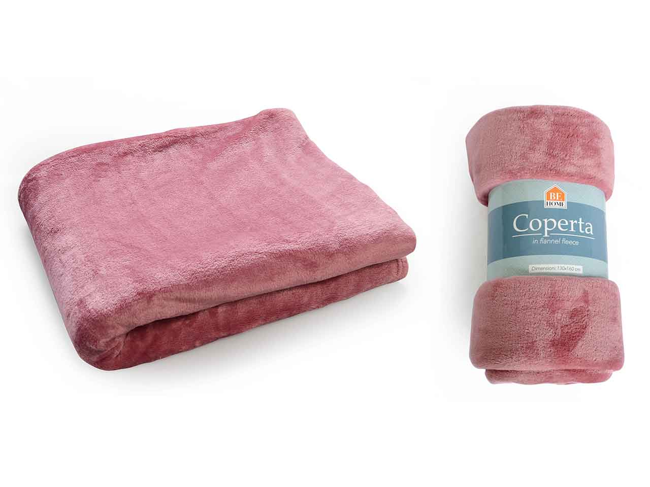 Coperta in flannel fleece 160x160cm 0923