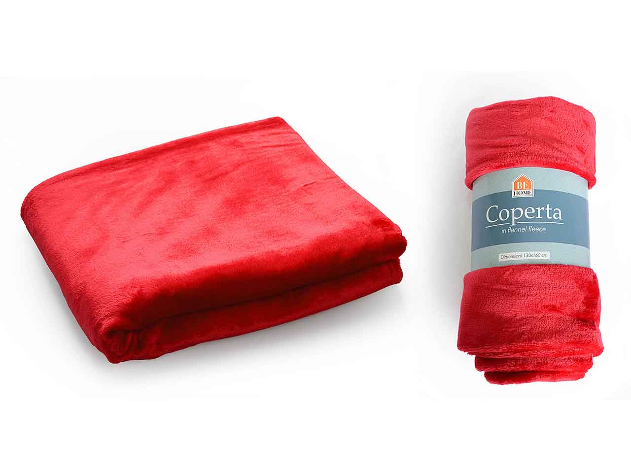Coperta in flannel fleece 160x160cm 0923