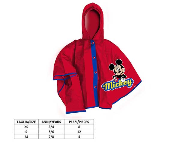 Mickey mantella pioggia d99400 mc