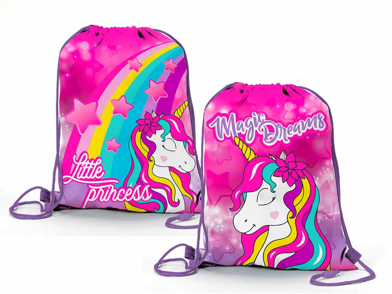 unicorno zainetto piatto x04272