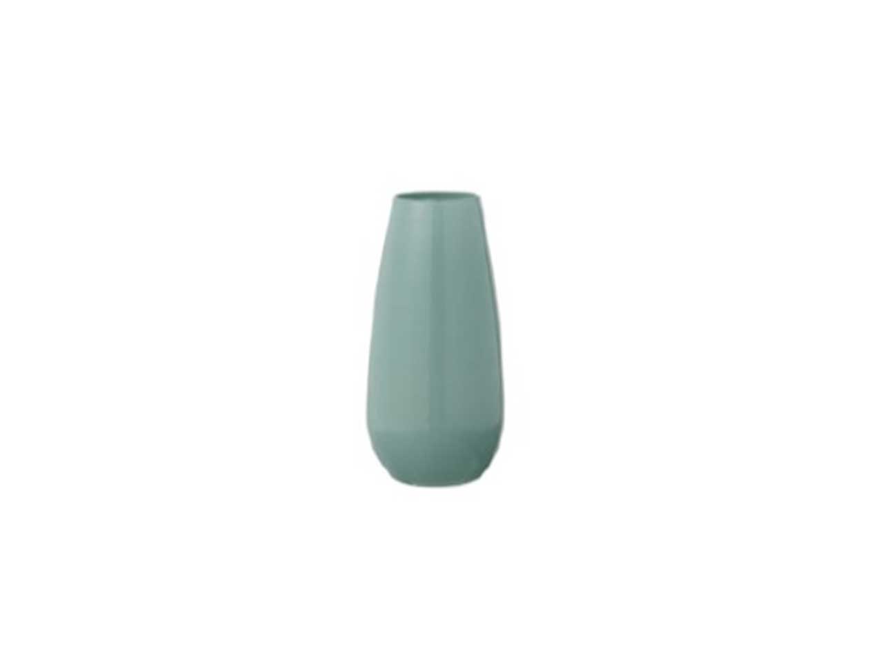 Vaso  stone h26cm linea basic colore acqua marina