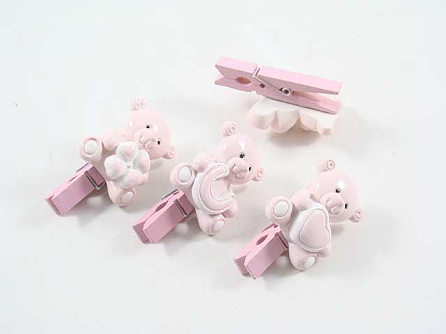 molletta orso bimba 5cm rb445/g