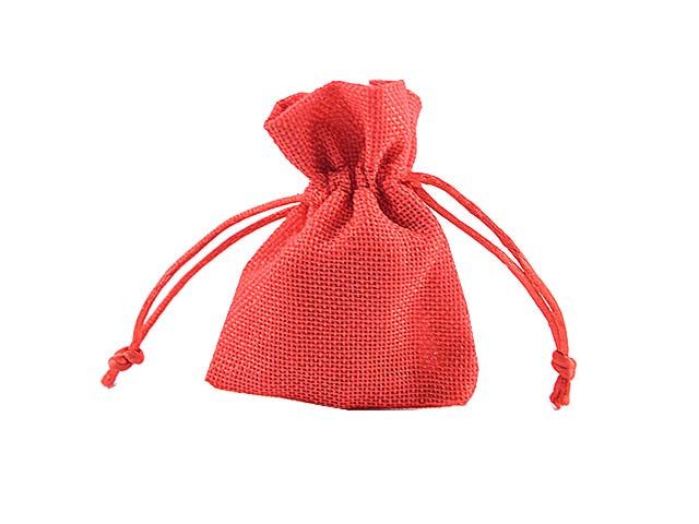 Sacchetto 10cm rosso acl111/r