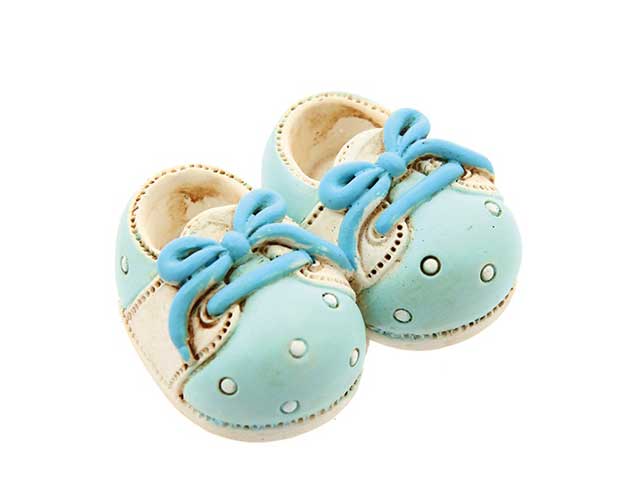 scarpette baby celeste 3,5x2,5cm19ie204