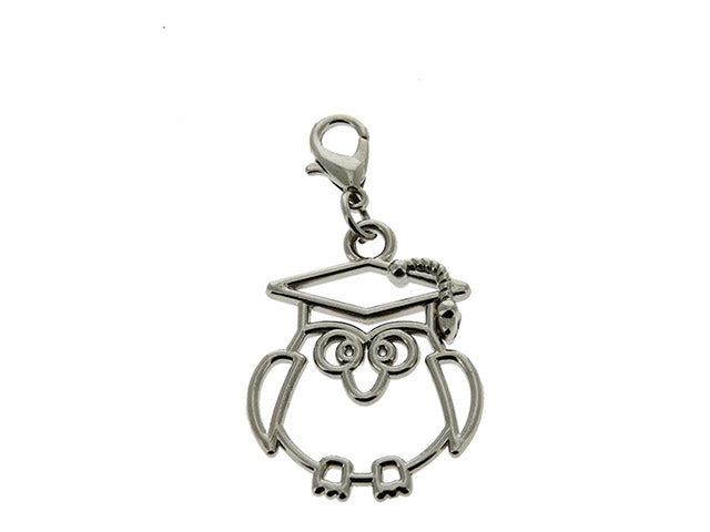 ciondolo gufetto laurea 2,3x3cm 19vz256