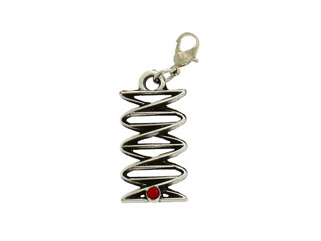 Ciondolo dna c/strass 1,5x3cm 19vz270