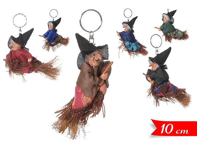 Porta chiavi befana 10cm 616147