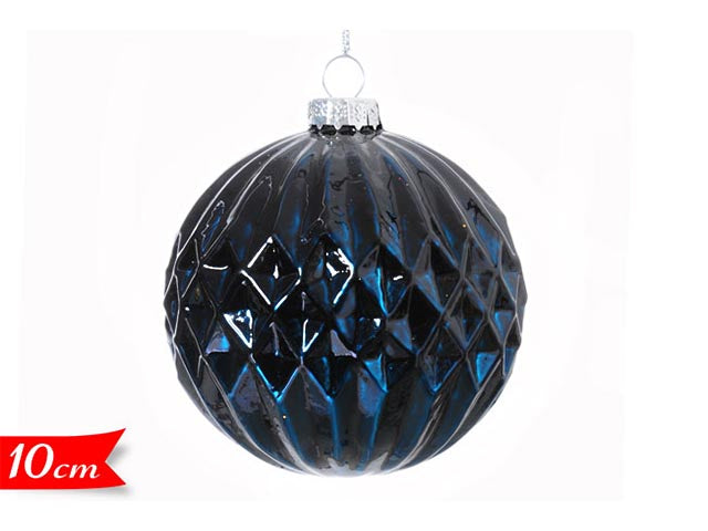 sfera vetro 10cm blu 590060
