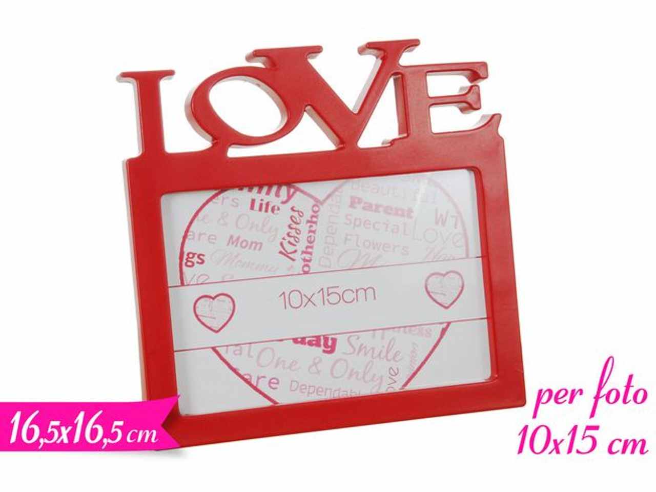 PORTA FOTO LOVE 16,5x16,5cm