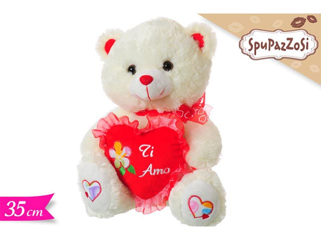Orso c/cuore 35cm 572735