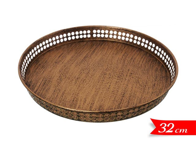 vassoio 32cm oro 651141