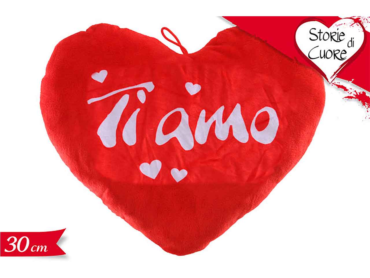 Cuscino cuore ti amo 30cm