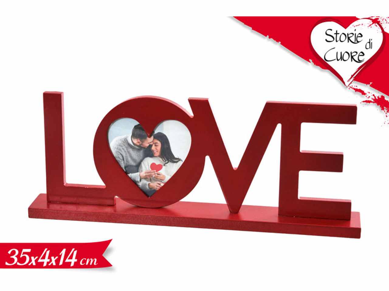PORTA FOTO LOVE 35x4x14cm