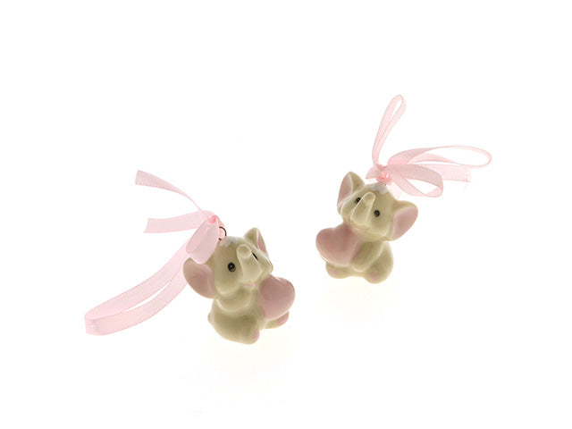 ciuffo elef. deco' rosa s/2 cm4 03099