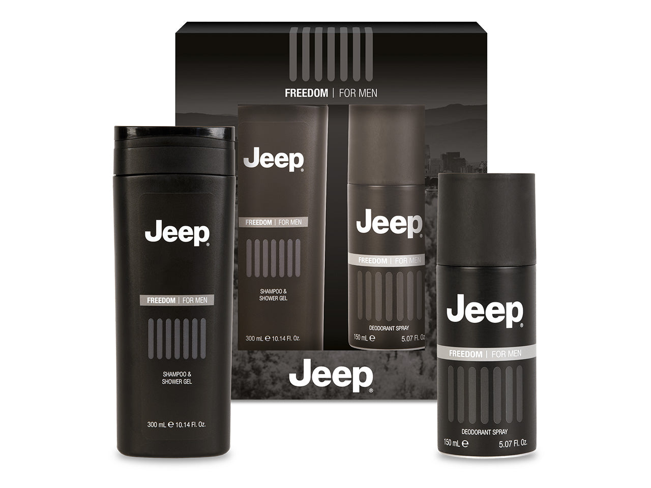 Jeep freedom gift set deo 150ml con shower gel 300ml