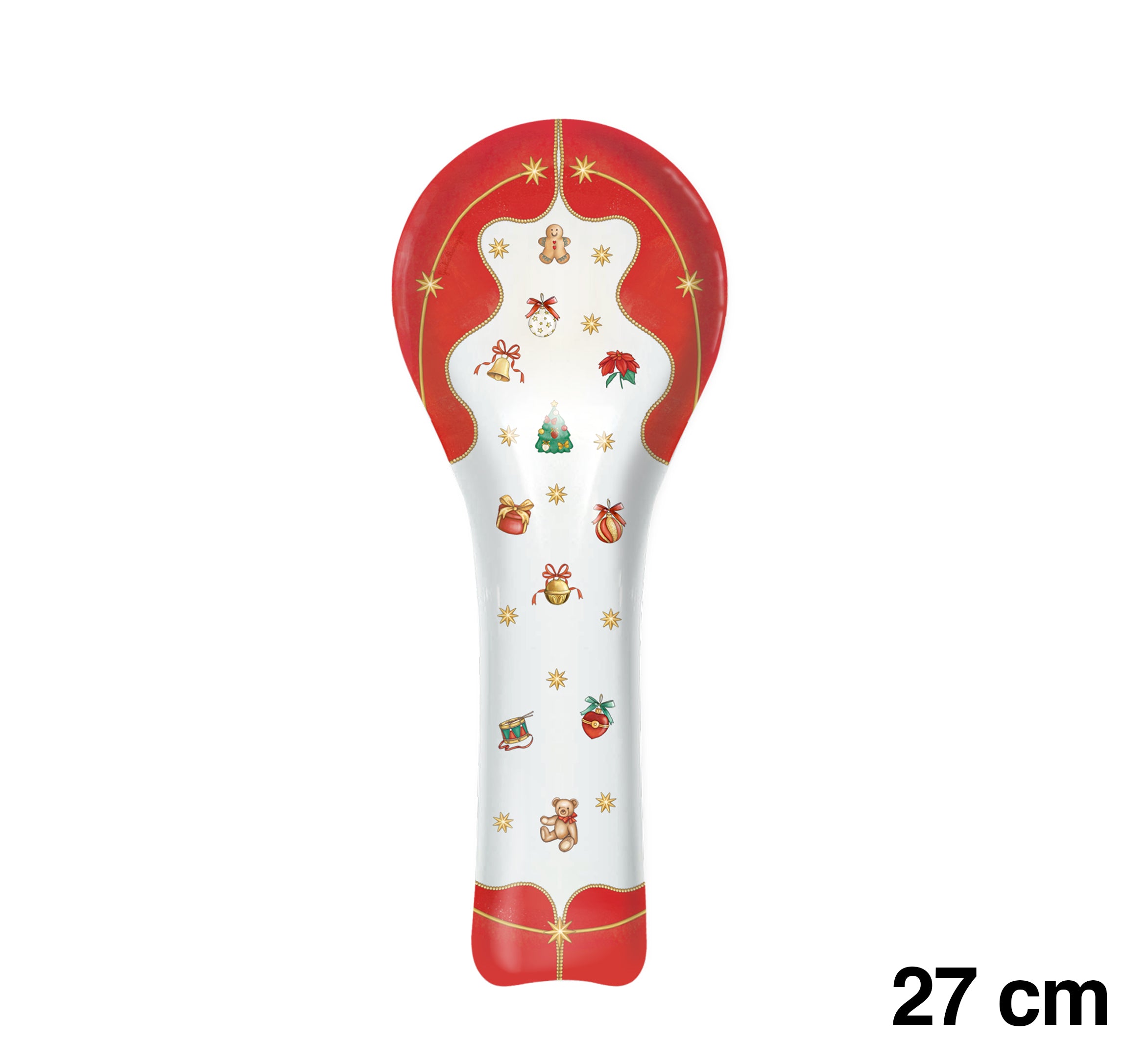 Posamestolo natalizio vintage in melamina misura 27cm