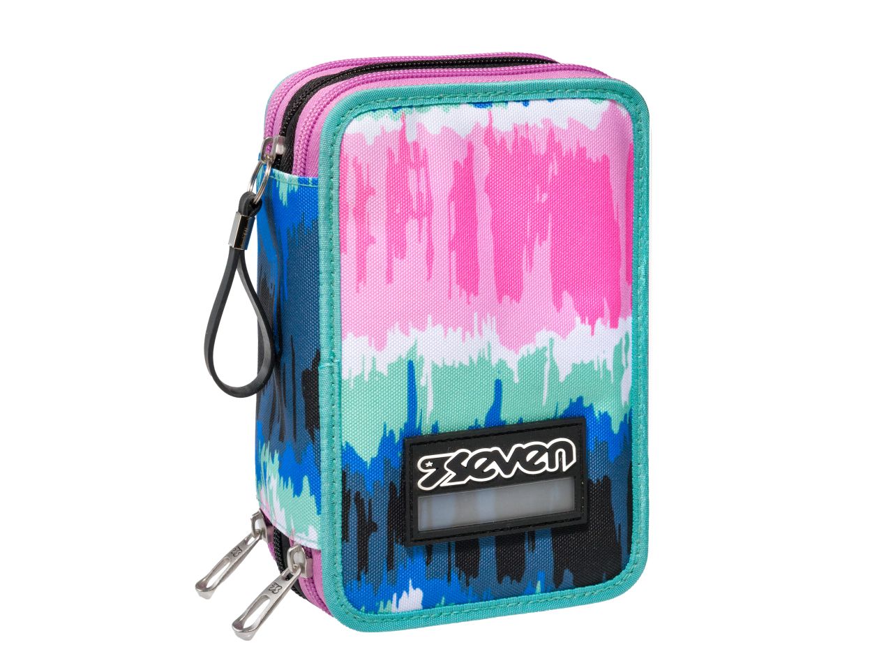 astuccio con 3 zip seven shadecol girl
