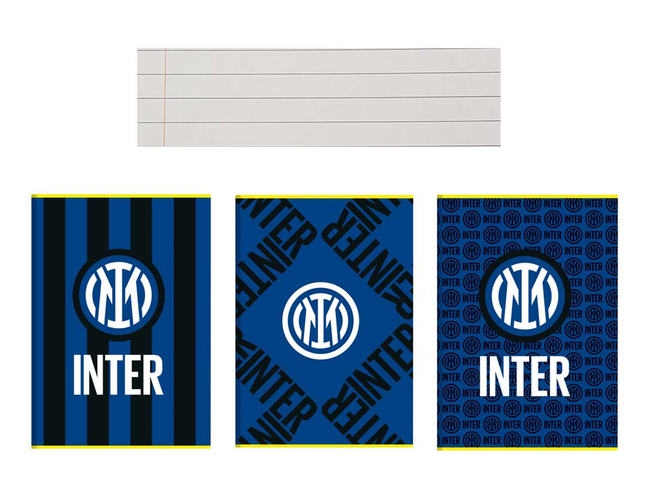 Quaderno inter maxi a4 80gr fogli 80 rigatura C - la confezione comprende 10 quaderni - assortiti