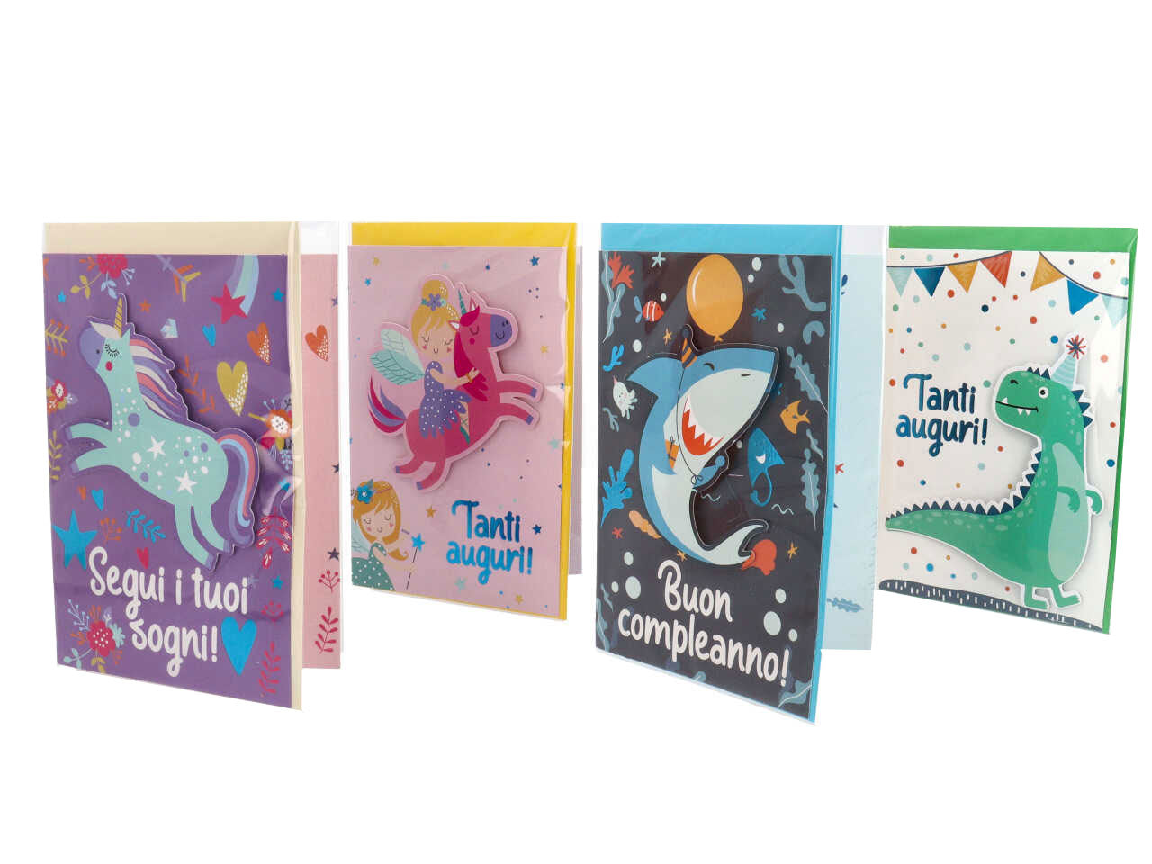 Biglietti per compleanno kids linea cartomania greetings