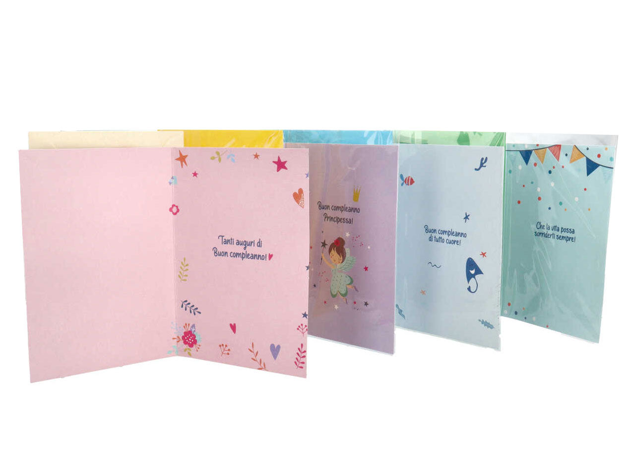 Biglietti per compleanno kids linea cartomania greetings