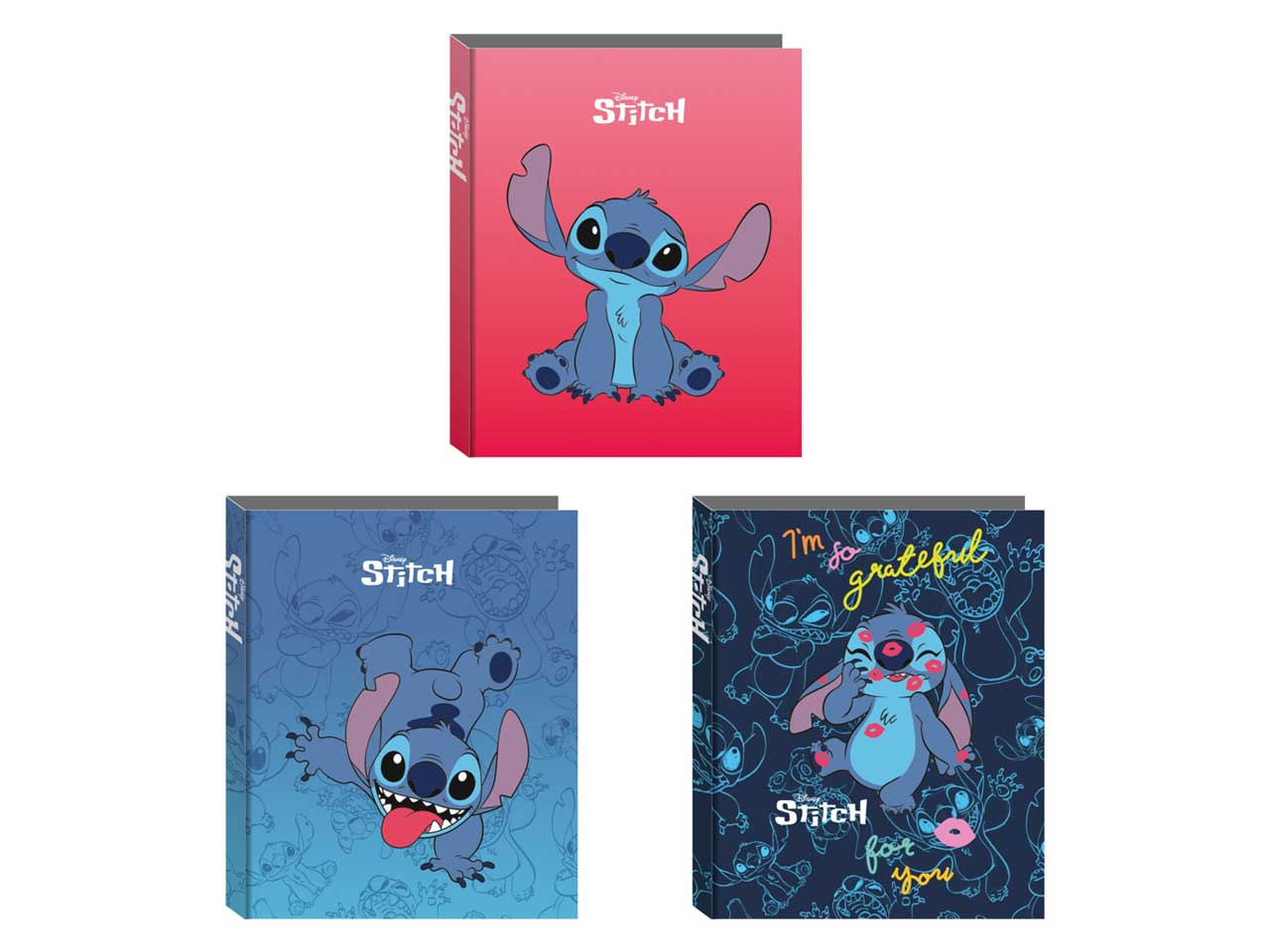 Copertina ad anelli a4 maxi d30 di lilo & stitch