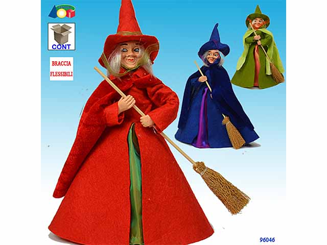 Befana contenitore con mantello 96046