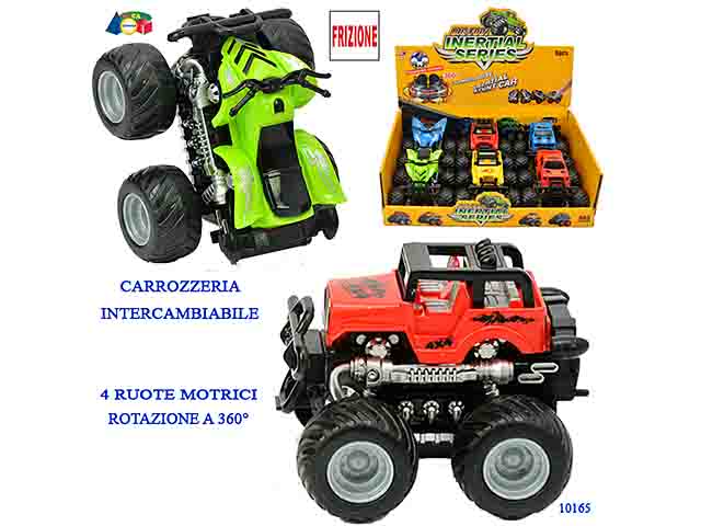 Mezzi monster 4 pezzi 10165