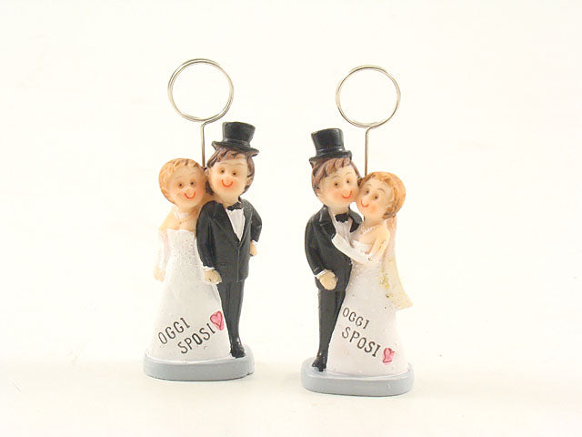 l.nozze sposini clip 10cm 049099