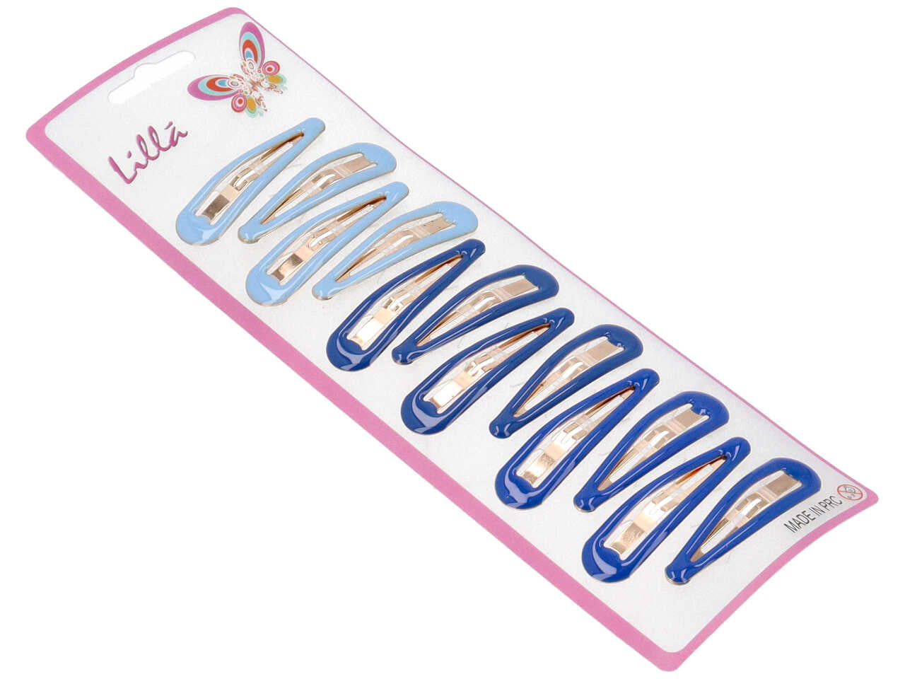 clic clac 6cm smaltato toni blu cl930/6