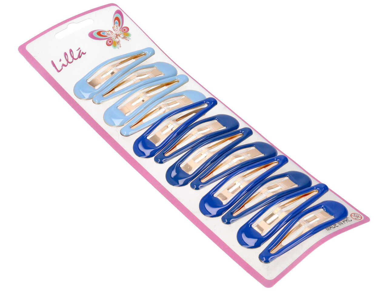 Clic clac 7cm smaltato toni blu cl930/7
