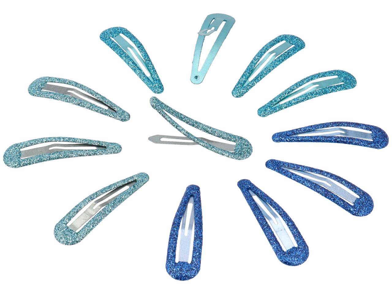 clic clac 6cm glitter toni blu cl936/6