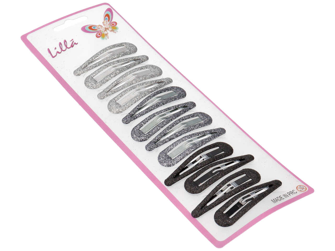 clic clac 6cmglitter toni grigi cl939/6