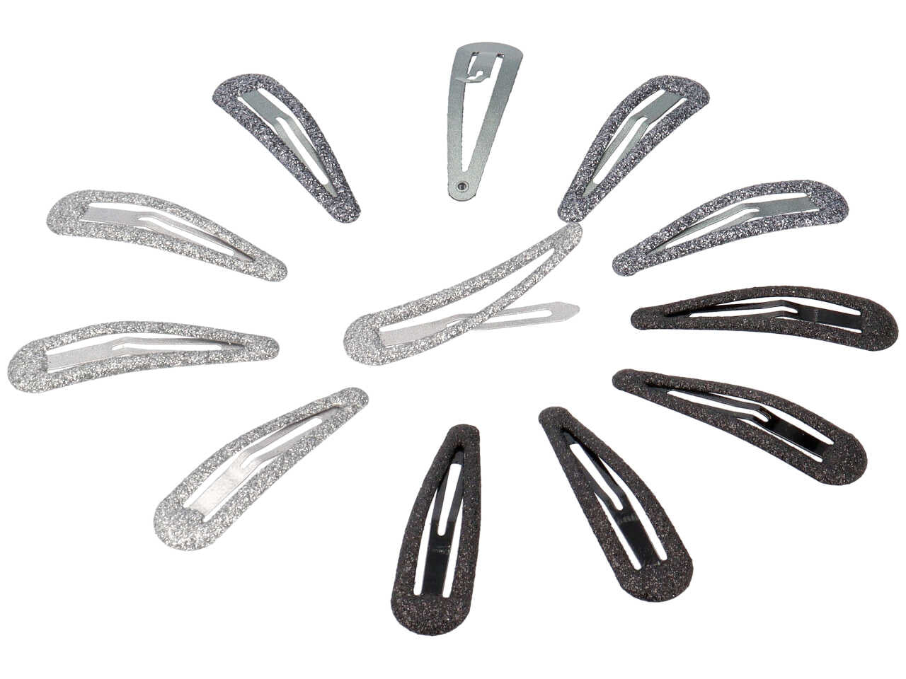 clic clac 6cmglitter toni grigi cl939/6