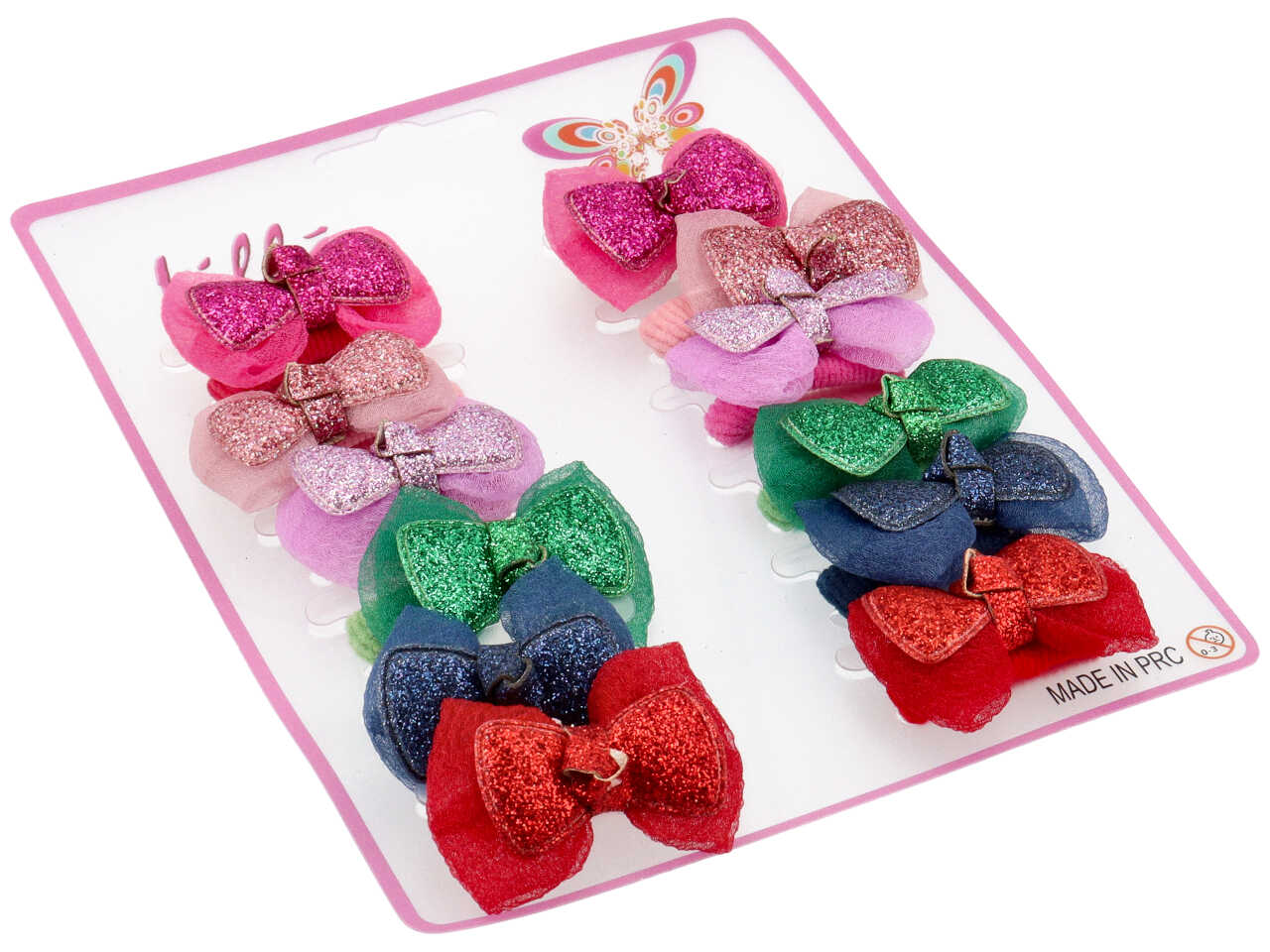 polsino c/fiocco glitter pl914