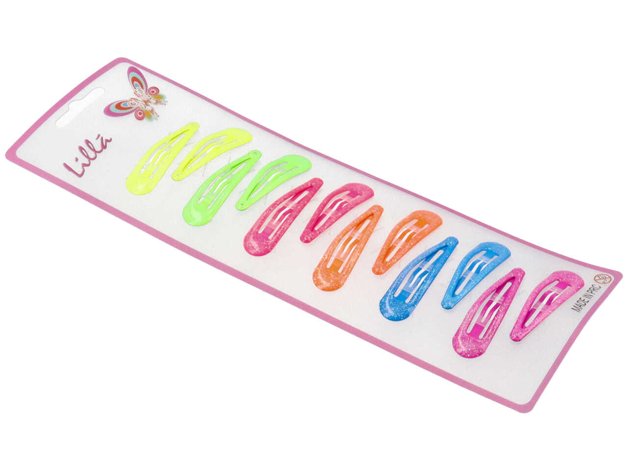 clic clac 6cm glitter fluo cl1011/5