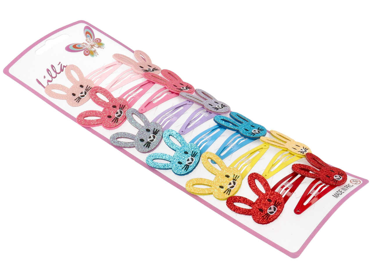 clic clac 5cmconiglietto glitter fb1019