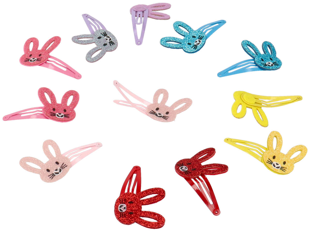 clic clac 5cmconiglietto glitter fb1019