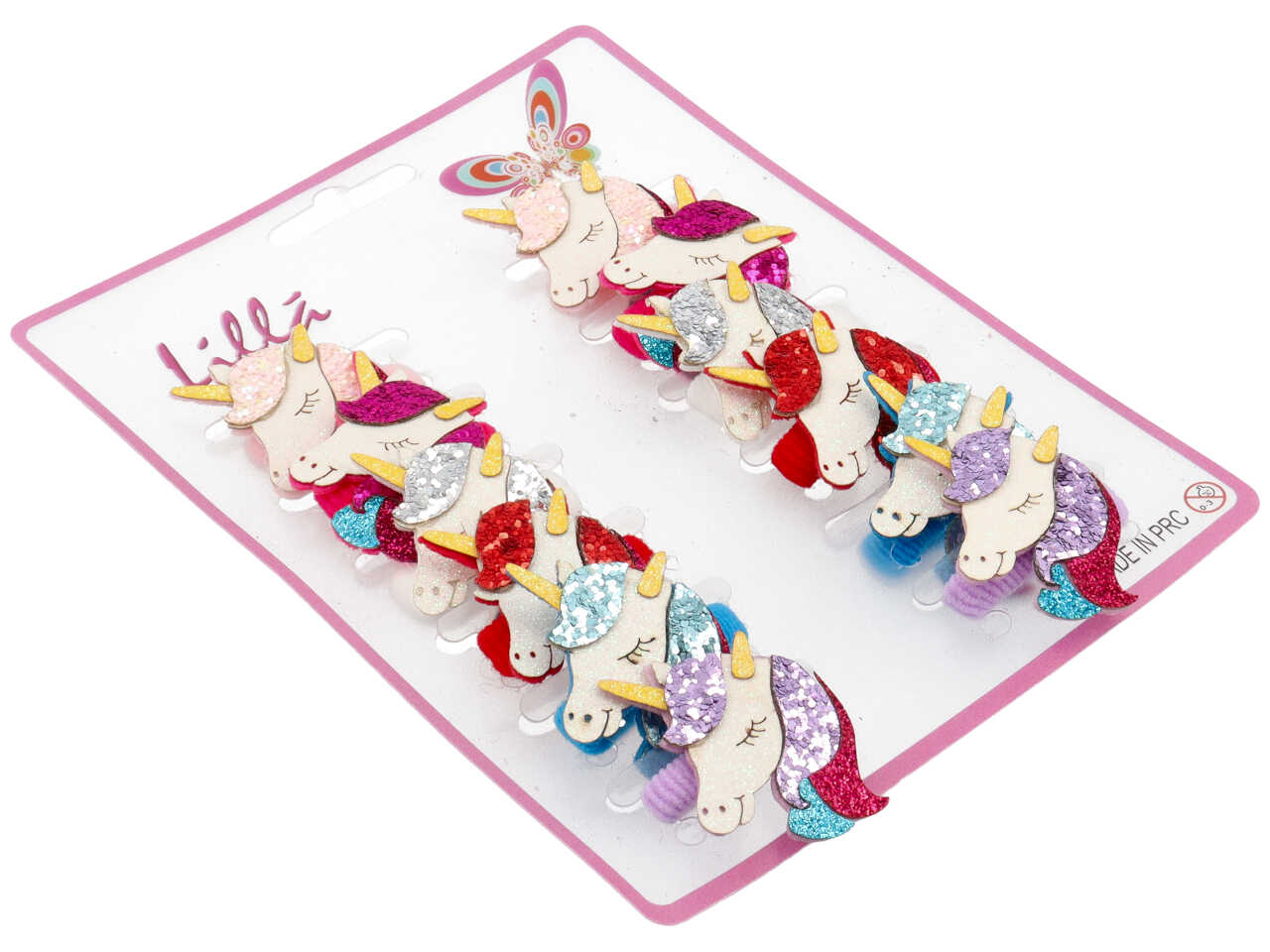 polsino 5cm c/unicorno glitter pl1020