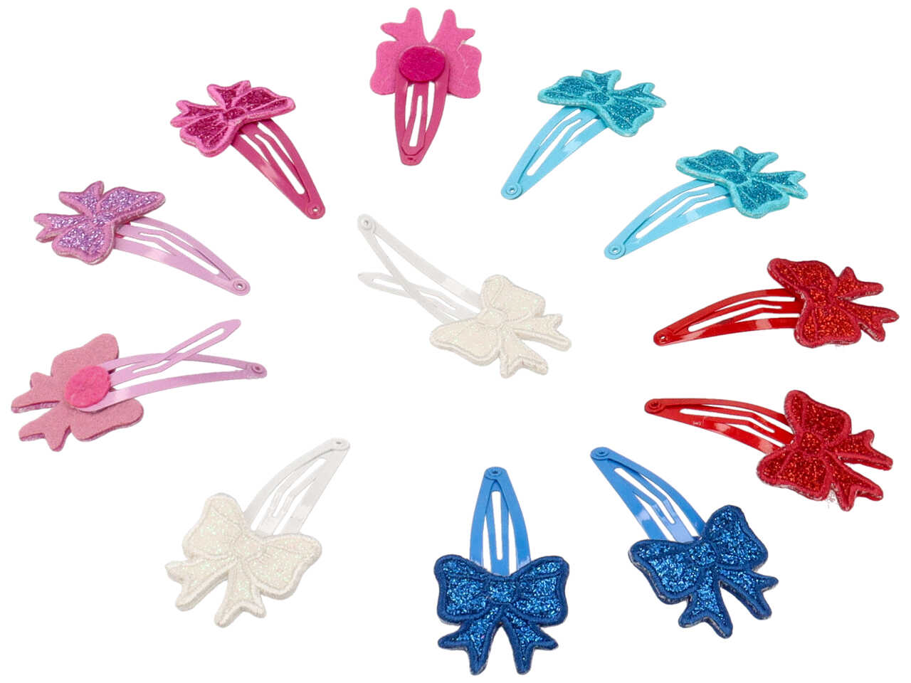 Clic clac 5cm c/fiocco glitter fb1038