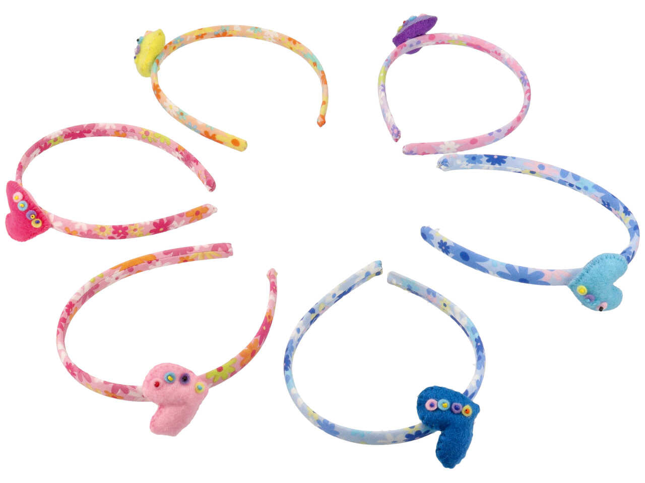 Cerchietto baby colorato c/cuore ch1058