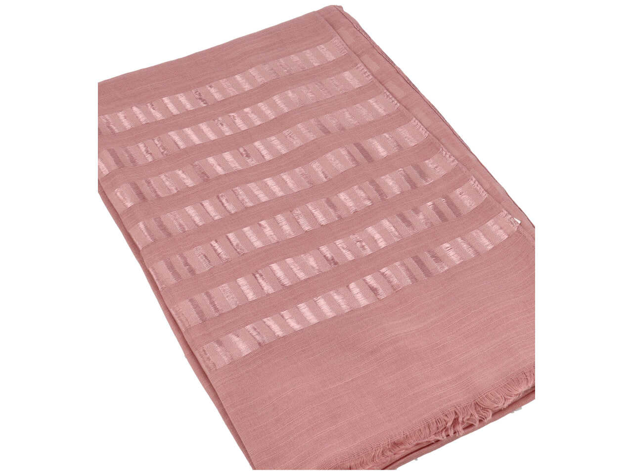 Stola tinta unita colore rosa 70x180cm 100% viscosa