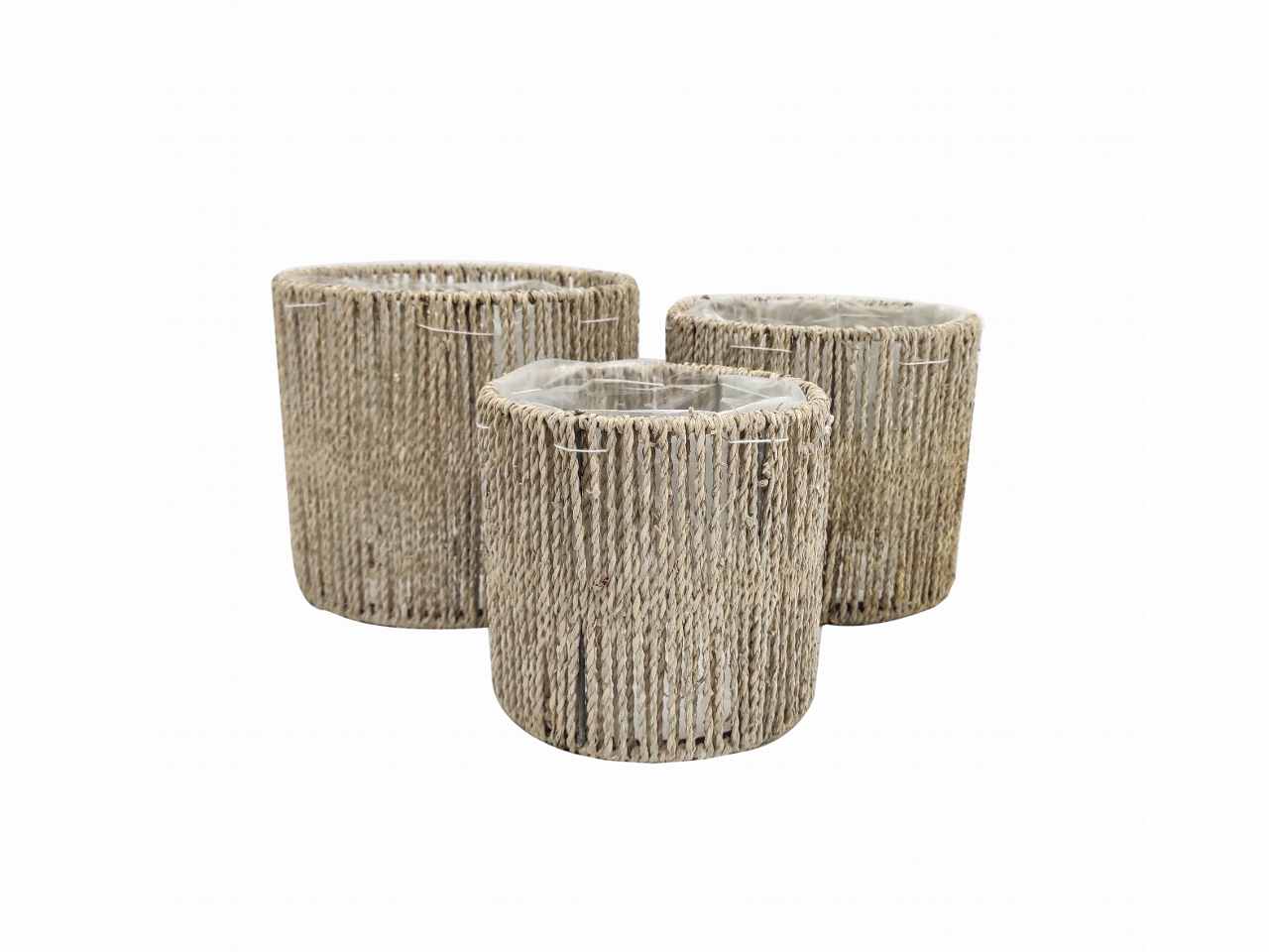Cache pot 3 pezzi country chic d0390.23