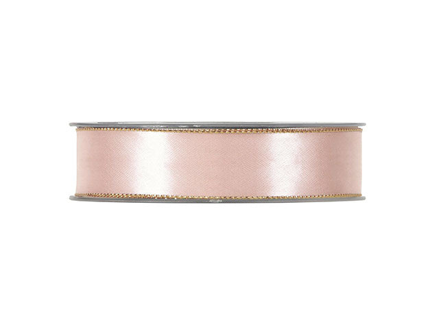 Nastro satin metal 25mmx20mt rosa 3357m 57